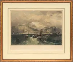 HAND-TINTED by J. M. W. Turner, ENGRAVING, offered Aug 2020
