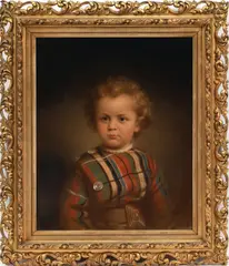 Untitled by Lewis T. Ives, 1871, OIL ON CANVAS, offered Aug 2020