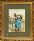 Untitled by Gerke Henkes, 1901, WATERCOLOR ON PAPER, offered May 2020