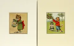 Louis Wain, LITHOGRAPHS, ON PAPER