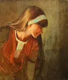Giordano Giovanetti, Untitled, OIL ON CANVAS, YOUNG WOMAN