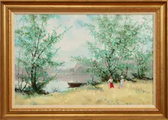 Untitled by B. Lyone, OIL ON CANVAS, offered May 2020