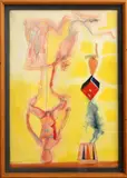 Untitled by Richard Wilt, 1952, WATERCOLOR & COLORED PENCIL ON PAPER, offered May 2020