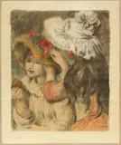 COLOR by Pierre-Auguste Renoir, 1898, LITHOGRAPH ON PAPER, offered Mar 2020