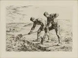 Jean-François Millet, Untitled, ETCHING ON PAPER