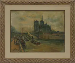 Gustave Madelain, Untitled, OIL ON MASONITE