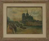 Gustave Madelain, Untitled, OIL ON MASONITE