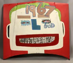 Untitled by Tyree Guyton, 2000, ACRYLIC ON CAR HOOD, offered Mar 2020