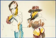 Untitled by Herman Brood, 1993, MIXED MEDIA, offered Mar 2020