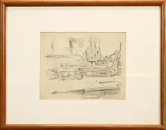 Walter Shirlaw, Untitled, GRAPHITE ON PAPER