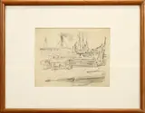 Walter Shirlaw, Untitled, GRAPHITE ON PAPER
