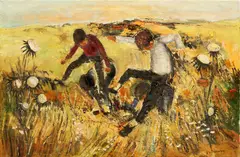 Michel Jouenne, JEUX DE MEIN AIR, OIL ON CANVAS