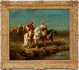 Adolf Schreyer, Untitled, OIL ON CANVAS