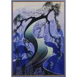Eyvind Earle, Bonsai, 1987, serigraph, [approximate dimensions -