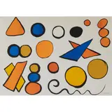 Alexander Calder, Alphabet Et Serpent, colored, lithograph on BFK Rives paper, [approximate dimensions -