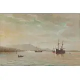 William A. Coulter, Mt. Tamalpais and Richardson's Bay at Evening