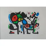 Magie Blanche II, from Allegro Vivace (White Magic II, from Fast and Lively) by Joan Miró, 1981, lithograph in colors, [approximate dimensions -, offered Jun 2026