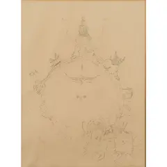 Bruce Conner, Bug, 1962, pencil on paper, [approximate dimensions -