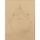 Bruce Conner, Bug, 1962, pencil on paper, [approximate dimensions -