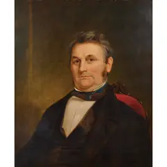 Portrait of a Gentleman by Nahum Onthank, oil on canvas, laid on board; [approximate dimensions -, offered May 2026