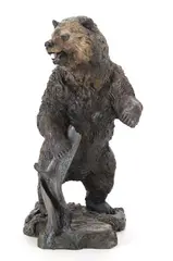 Lorenzo E. Ghiglieri, Featured in this lot is large, bronze sculpture