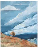 When Buffalo Roamed Bozeman, Untitled, oil melanie markovich