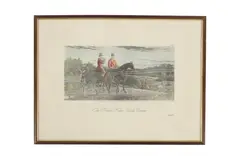 Charles Hunt, This lot features a Charles Hunt, aquatint engraving of "The Return Home - Dulce Domum" from circa 1872. Charles H