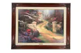 Untitled by Hand-Embellished, lithograph t. kinkade late 20th c, offered Jan 2025