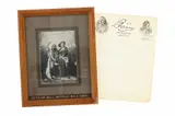 David Francis Barry, This is an original signed / blind stamped D.F. Barry, photograph of Sitting Bull and Buffalo Bill circa 1885 accompanied by a hand