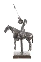 Harry Jackson, This is an original, authentic, bronze sculpture of a Native American Indian Warrior by Harry Andrew Jackson (1924-2011)
