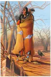 Mandan Warrior, Untitled, oil by john david chapman