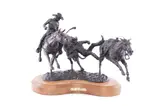 Go For Broke by Montana Hal, bronze c. 1980's, offered Sep 2024