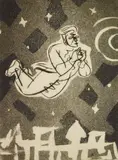 Jacob Kainen, The Night Obscure, drypoint and aquatint, 1949