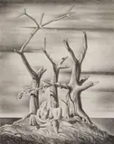 Rockwell Kent, Beowulf: Genealogical Tree, lithograph, 1931