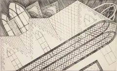 Lawrence Kupferman, American Gothic, etching, 1937