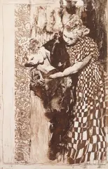 Ann Chernow, It Could Only Happen in Brooklyn, etching and aquatint