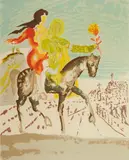 The Messiah by Salvador Dalí, lithograph in colors, 1980, offered Feb 2025