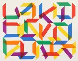 Piero Dorazio, Untitled, lithograph in colors, 1966