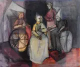 Phyllis Seltzer, Legend mixed medial on paper