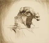 John Taylor Arms, Through Wind and Weather, etching, 1922