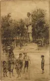 Paul Ashbrook, Abraham Lincoln Monument, etching
