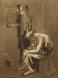 Joseph Leboit, Madonna and Child, etching and aquatint, ca. 1940