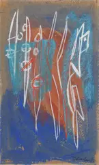 Louis Schanker, Untitled, watercolor and gouache on paper, 1936