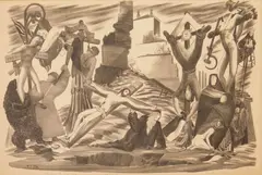 Prentiss Taylor, Prelude to Finland, lithograph, 1940