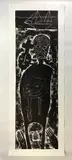 Mimmo Paladino, Atlantico III, linocut, 1987