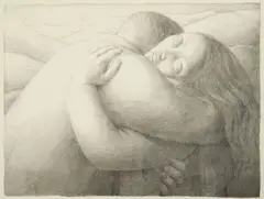 George Tooker, The Lovers, lithograph