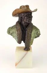 Buffalo Soldier by Ed Dwight, bronze sculpture, offered Dec 2024