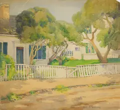 Kate A. Williams, A Summer Morning, watercolor on board