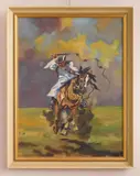 János Viski, Man Riding a Horse