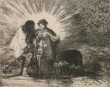 Esto Es Lo Verdadero by Francisco Goya, etching, aquatint and drypoint, offered Aug 2024